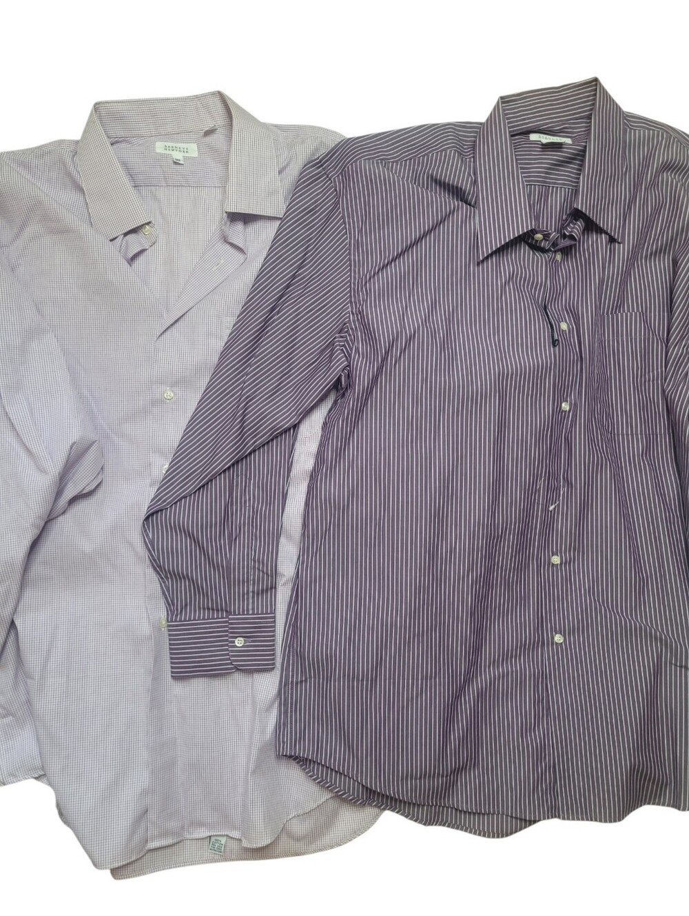 Barneys New York Men's Purple Stripe Dress Shirt Bundle Size 18